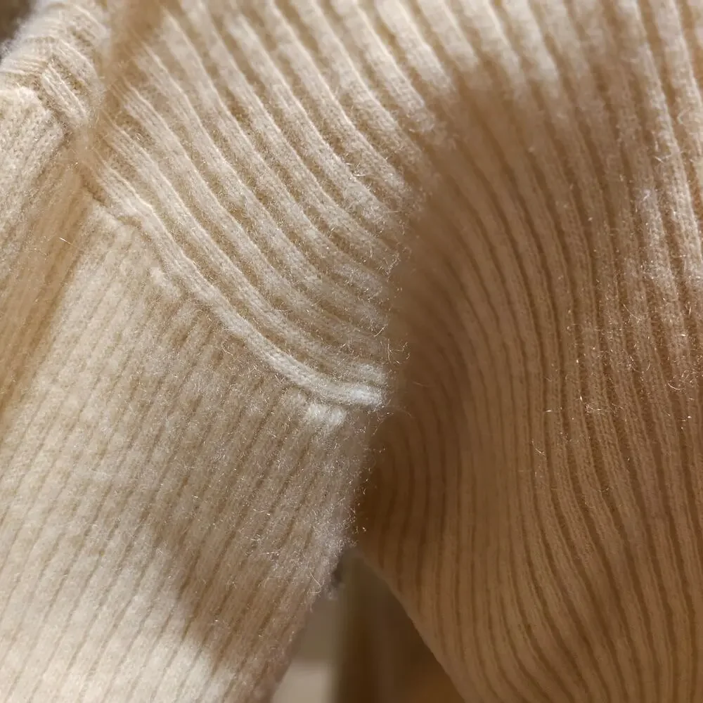 J.Crew 100% Ribbed Cashmere Sweater L Cabincore Soft Surrounding Nostalgic - Picture 14 of 16